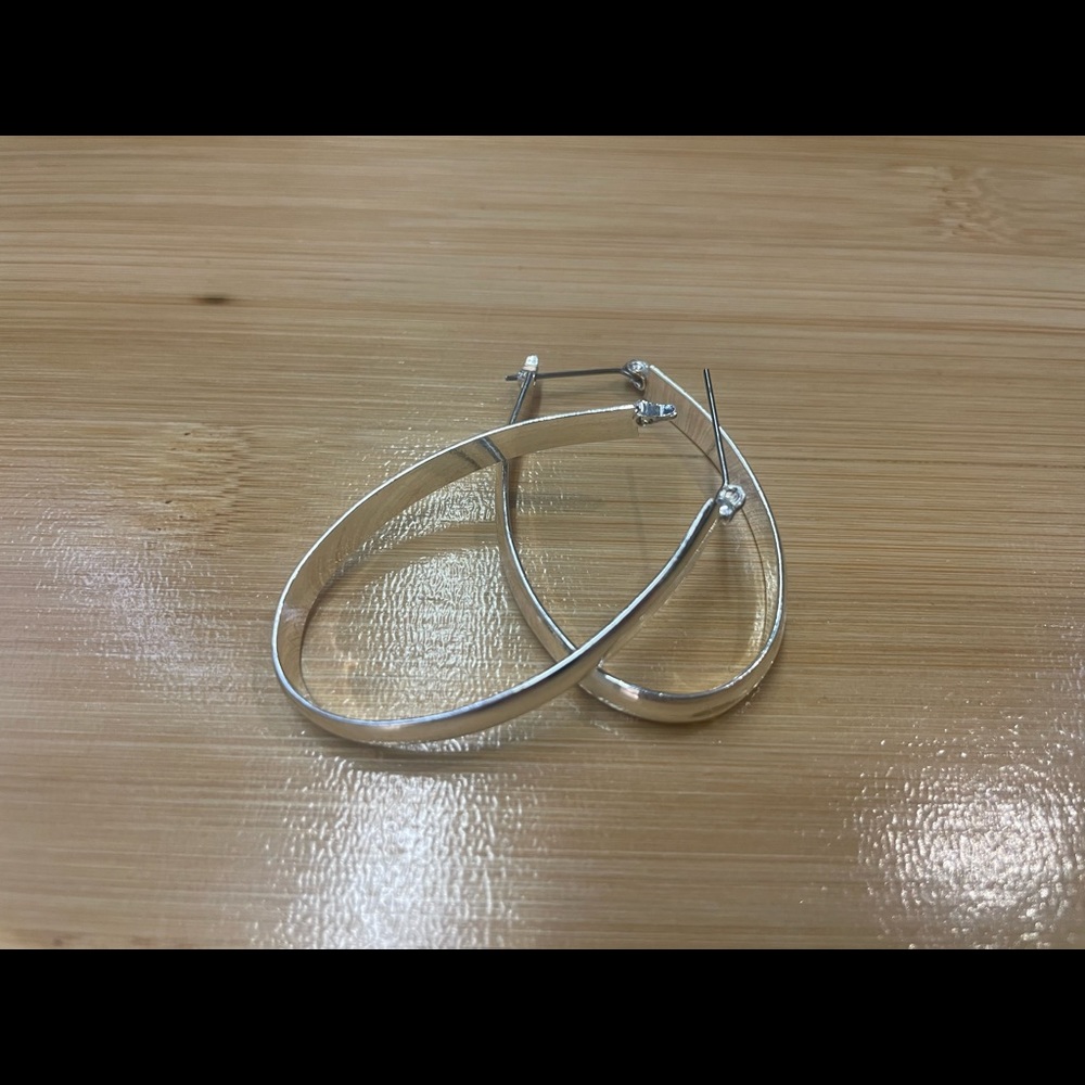 Oval Hoop Earrings